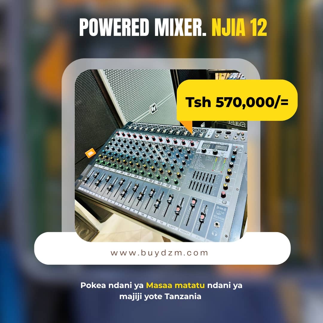 Power mixer, njia 12
