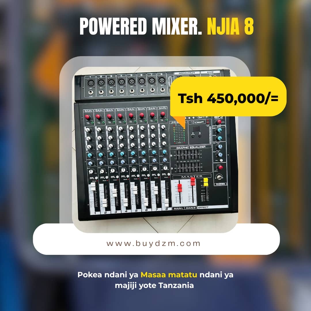 Power mixer njia 8