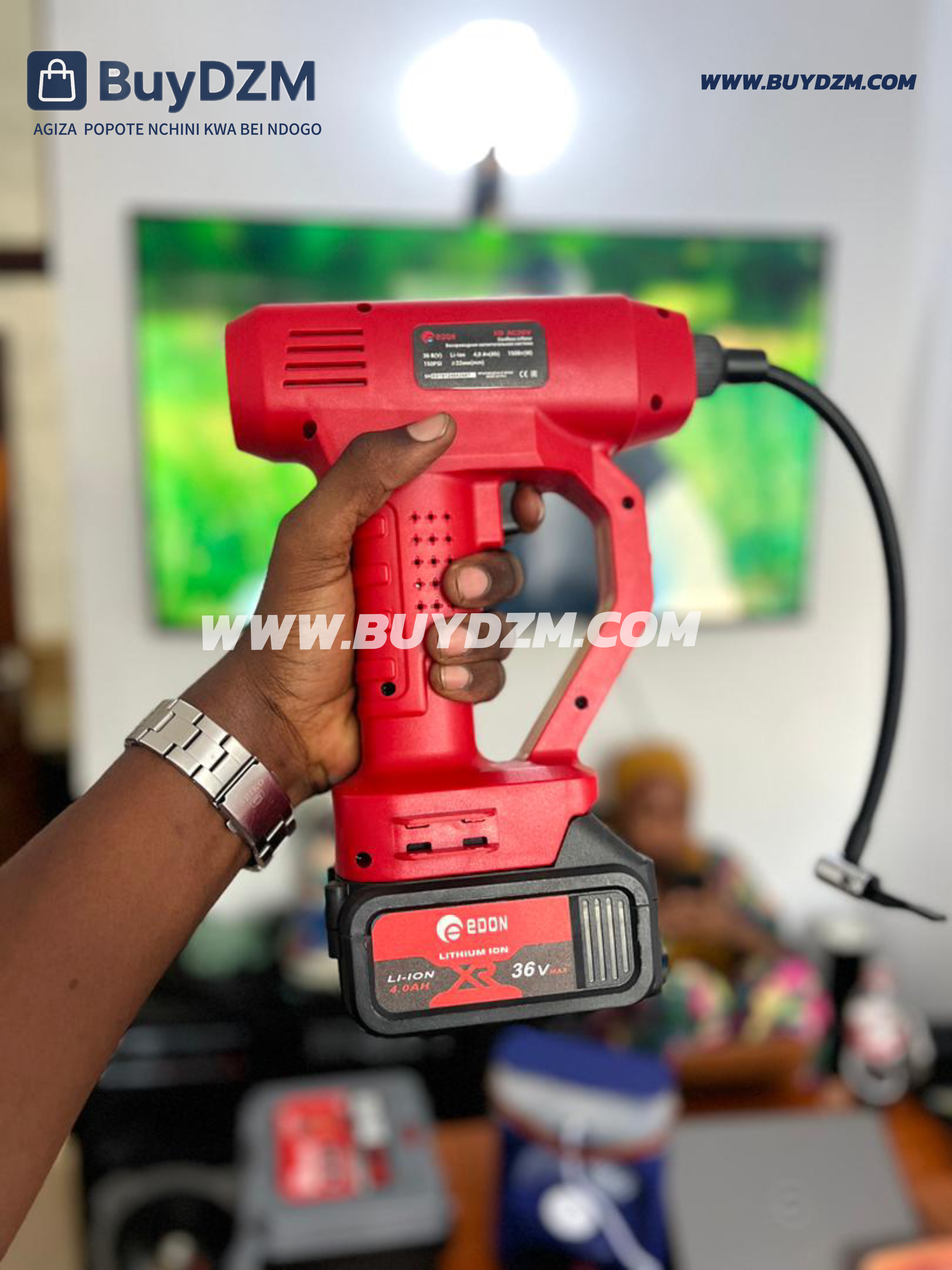 MASHINE YA KUJAZA YA UPEPO YA KUCHAJI